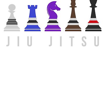 Brazilian Jiu Jitsu Chess Pieces BJJ Svg, Cool Chess Jiujitsu Svg - Crella