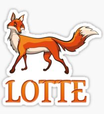 Lotte Fox Sticker