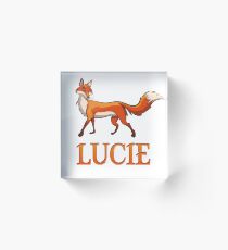 Lucie Fox Acrylic Block