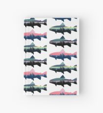 3 Tree line Fish Hardcover Journal