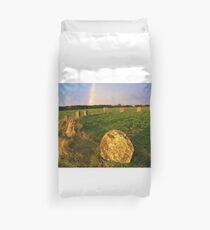 Merry maidens Stone Circle, Cornwall Duvet Cover