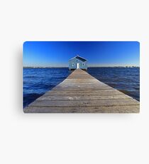 Crawley Edge Boatshed Canvas Print