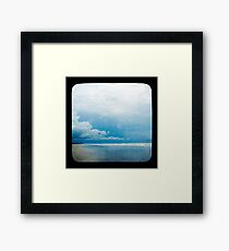 Beach Blue Framed Print
