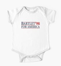 West Wing Bartlet For America 1998 Short Sleeve Baby One-Piece