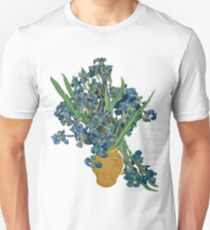Van Gogh Iris Grunge Unisex T-Shirt