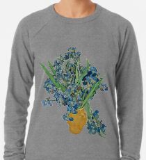 Van Gogh Iris Grunge Lightweight Sweatshirt