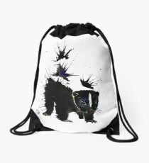 Skunk - Ink Blot Drawstring Bag
