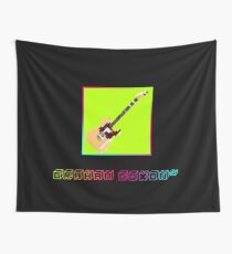 Graham Coxon signature guitar pixel art Wall Tapestry