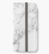 Monogram rose marble B iPhone Wallet/Case/Skin