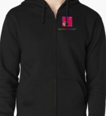 Graham Coxon signature guitar pixel art Zipped Hoodie
