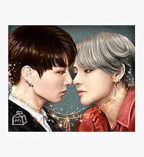 Lámina fotográfica Taekook hilo rojo