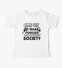 Funny gaming t-shirt for kids Baby Tee