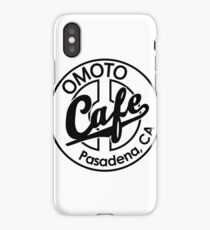 Omoto Cafe, Pasadena, CA (B&W) iPhone Case