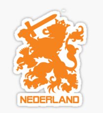 The Netherlands Jersey Shirt Soccer Oranje Dutch Holland Football Sticker