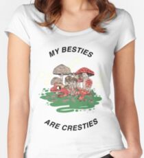 My Besties Are Cresties Women's Fitted Scoop T-Shirt