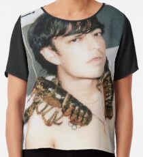Yadada Mean Chiffon Top