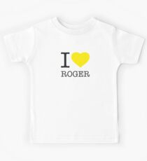I ♥ ROGER Kinder T-Shirt