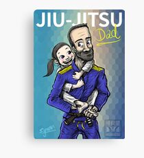 Jiu-Jitsu Dad Canvas Print