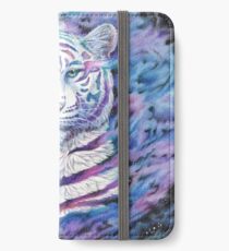 fading - white galaxy tiger iPhone Wallet/Case/Skin