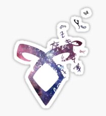 Shadowhunters rune - galaxy runes Sticker