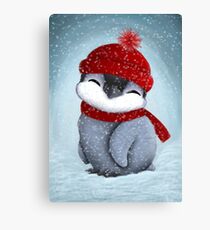 Baby penguin Canvas Print