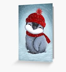 Baby penguin Greeting Card