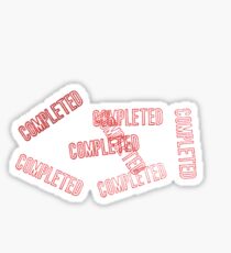 Completed Sticker