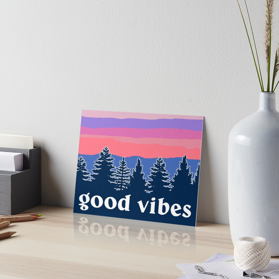Good Vibes Art Board Print