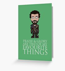 Porthos (season 3) Greeting Card