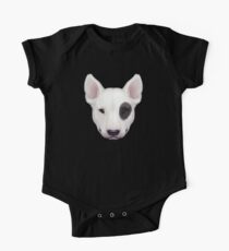 Bull Terrier Face One Piece - Short Sleeve