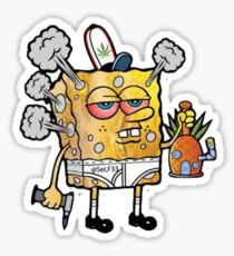 sponge man Sticker