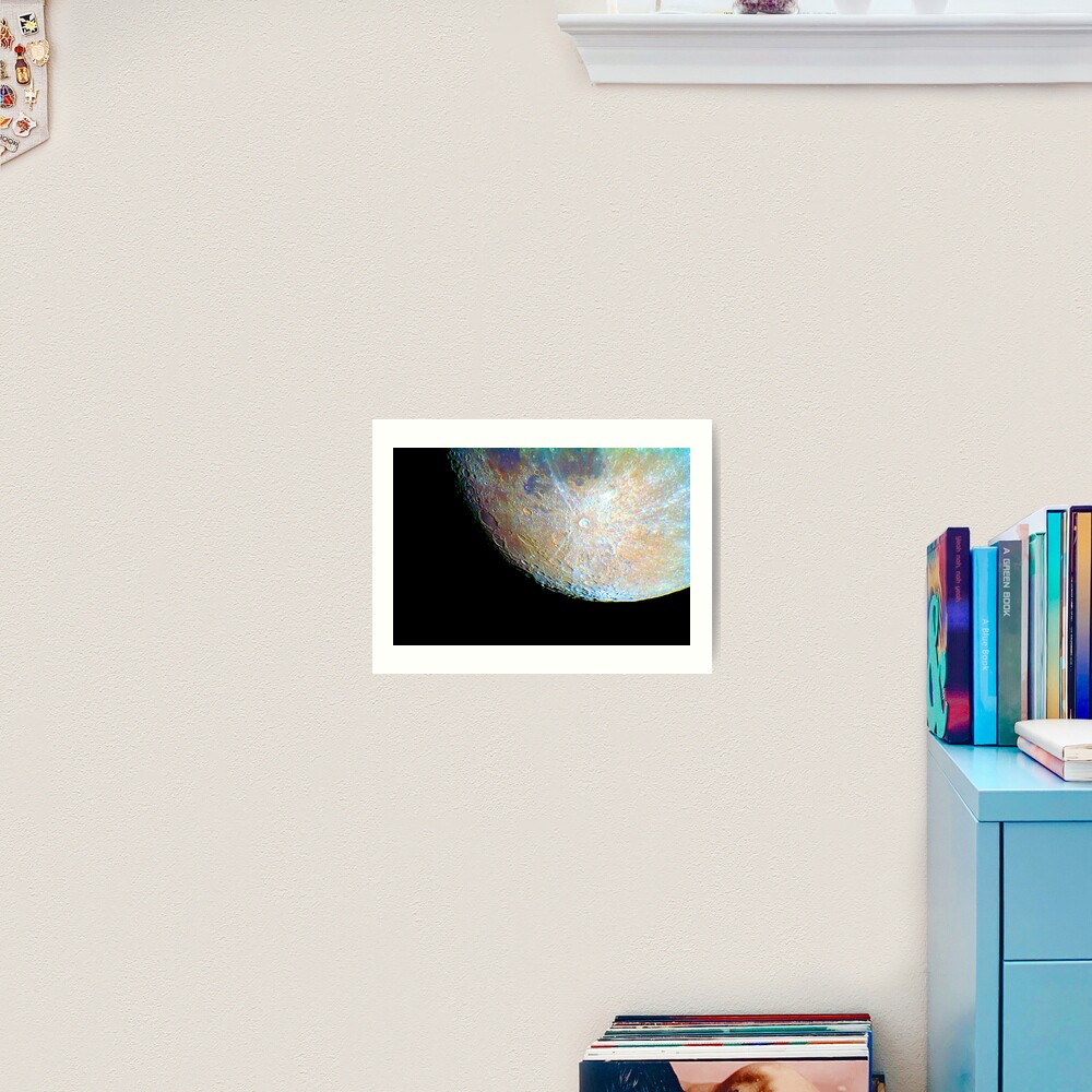 lunar south region Art Print