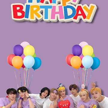 "Stray kids happy birthday " Sticker for Sale by DearRobin Redbubble