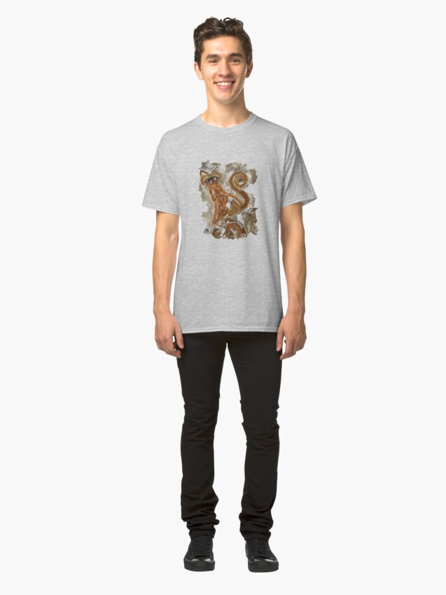 Alternate view of CRAZY STEAMPUNK CAT Classic T-Shirt