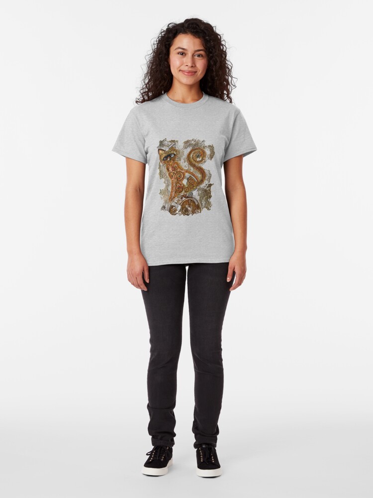 Alternate view of CRAZY STEAMPUNK CAT Classic T-Shirt