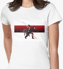 Praetorian guard fight scene Women's Fitted T-Shirt