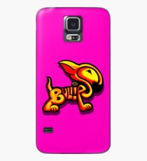 Funda/vinilo para Samsung Galaxy Bullies Letter Character Red and Yellow