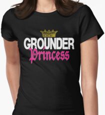 Grounder Princess Women's Fitted T-Shirt