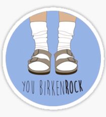 du birkenrock Glänzender Sticker