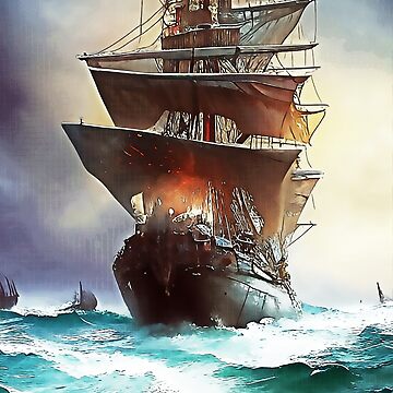 "Queen Anne's Revenge Pirate Ship" Poster for Sale by the-alfiere ...