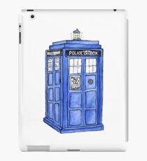 Watercolor Tardis iPad Case/Skin