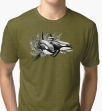 Camiseta de tejido mixto Orcas de Noruega