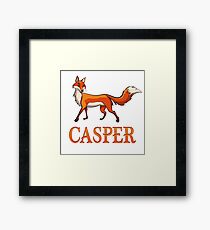 Casper Fox Framed Print
