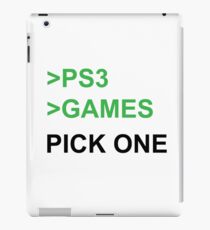 PS3 Has No Games iPad Case/Skin
