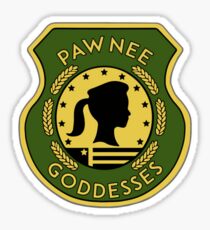 Pawnee Goddess Badge Sticker
