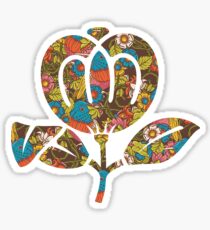 fleetwood mac flower logo Sticker
