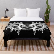 Manta Vintage Sun y Moon Eclipse Solar