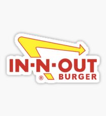 in n out Sticker