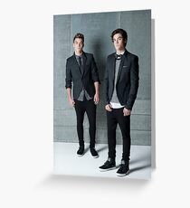 Cool Twins Greeting Card