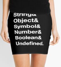 JavaScript Data Types Mini Skirt